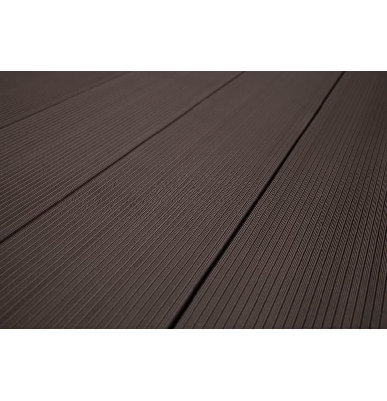 Террасная Доска ДПК SaveWood Standard Salix темно-коричневый 3 пог.м.